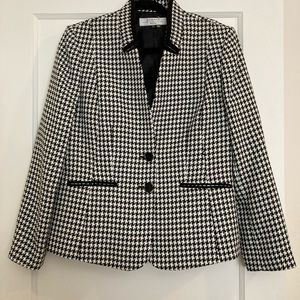 Tahari Houndstooth Blazer -10P